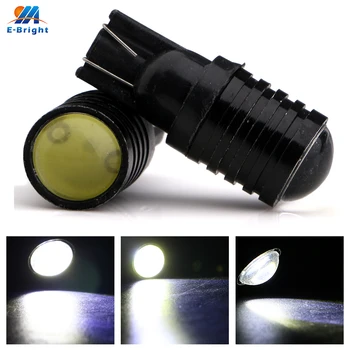 

4pcs 12V T10 1W Lens 1 SMD 90 Lumens W5W 194 168 LED Bulbs Auto Width Reading Clearance Lights Door Lights Parking Lamp White