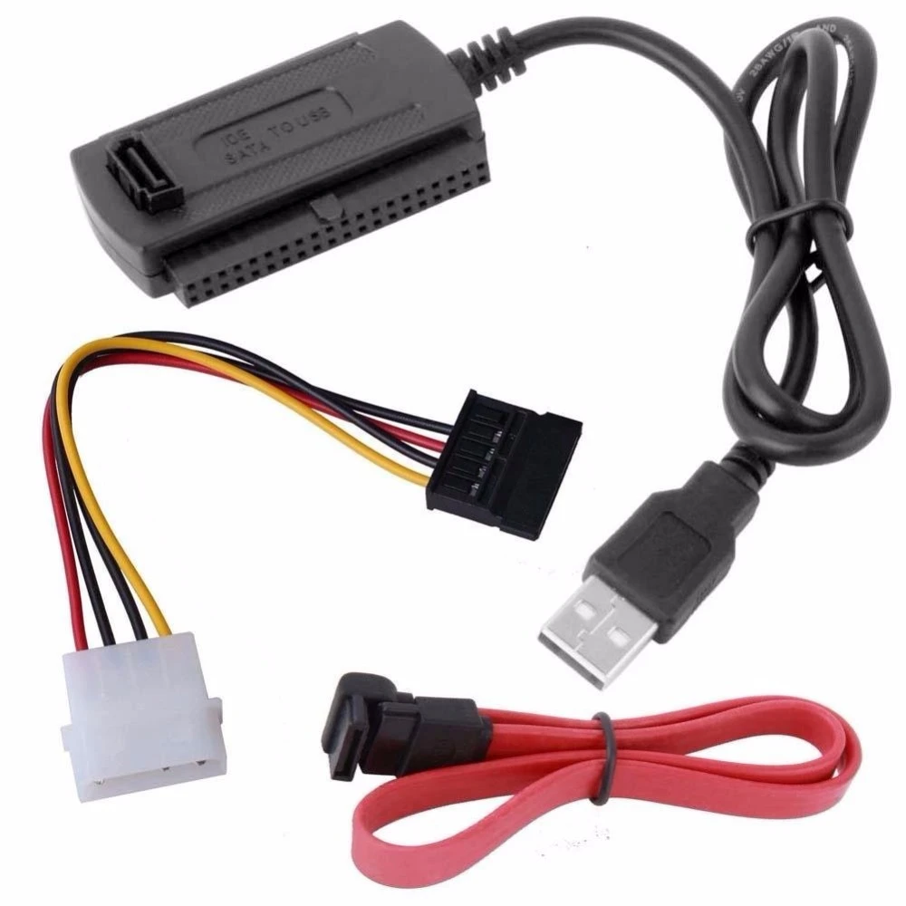 ShineBear SATA/PATA/IDE Drive to USB 2.0 Adapter Converter Cable for 2.5/3.5 Inch Hard Drive Cable Length: Other ShineBear SATA/PATA/IDE Drive to USB 2.0 Adapter Converter Cable for 2.5/3.5 Inch Hard Drive Cable Length: Other