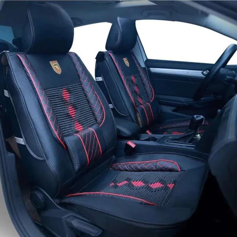 

Ice silk car seat covers full surrounded seat for KIA K2 K3K4K5 Kia Cerato Sportage Optima Maxima seat cushion car styling