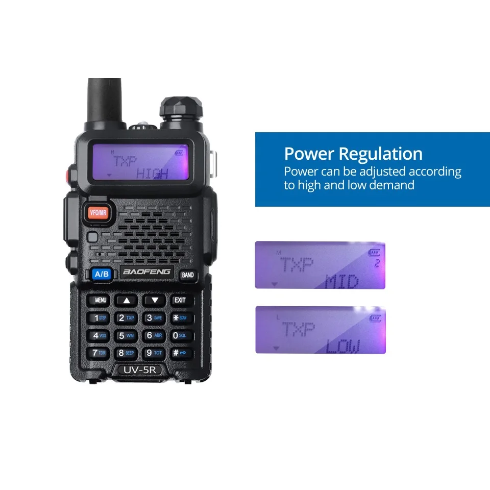 Baofeng UV 5R 8 Вт рация Ver BFP3 23 двухдиапазонный PTT CB радио 128CH VOX фонарик Портативный Ham