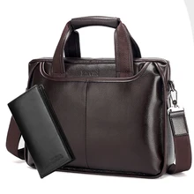 Модный кожаный мужской деловой портфель/винтажная мужская сумка-мессенджер из искусственной кожи/сумка для ноутбука, деловая сумка