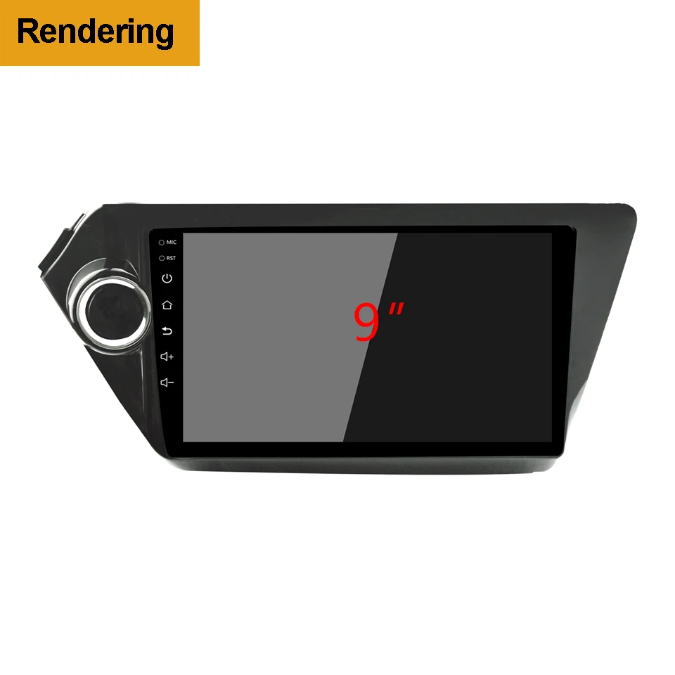 2Din автомобильный DVD рамка аудио фитинг адаптер тире отделка наборы Переходная панель 9 дюймов для Kia K2 Rio3 2011- двойной Din радио плеер