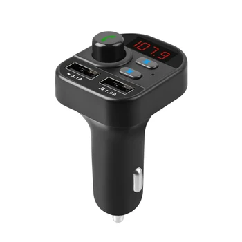

Car MP3 Player FM transmitter Multifunctional Car Bluetooth player hands-free calling Car Charger Support TF Card U disk MP3/WMA