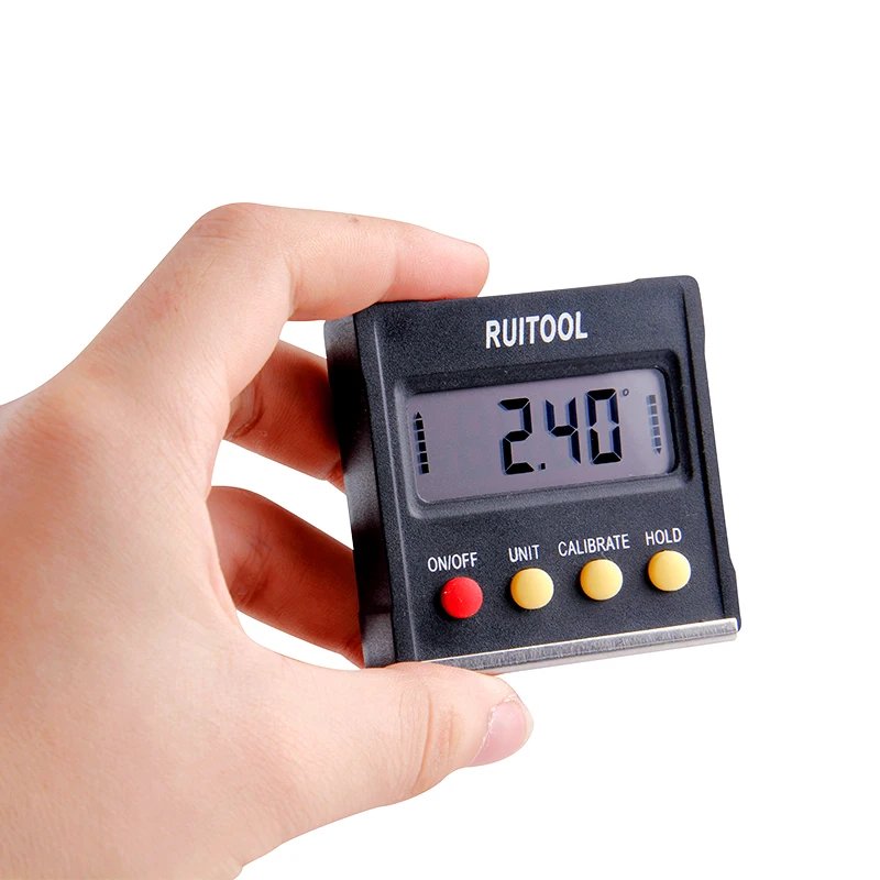 RYSF 360Degree Mini Digital Protractor Inclinometer Electronic Level Box Magnetic Base Measuring Tools RYSF 360Degree Mini Digital Protractor Inclinometer Electronic Level Box Magnetic Base Measuring Tools