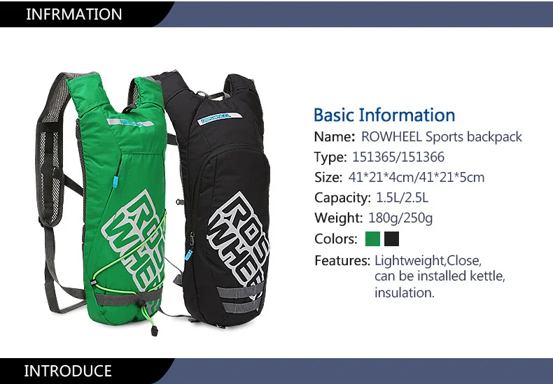 Cheap Bicycle Bag 1.5L Sport Water Bag Cycling Multifunctional Backpack mtb cycling bike bags 1