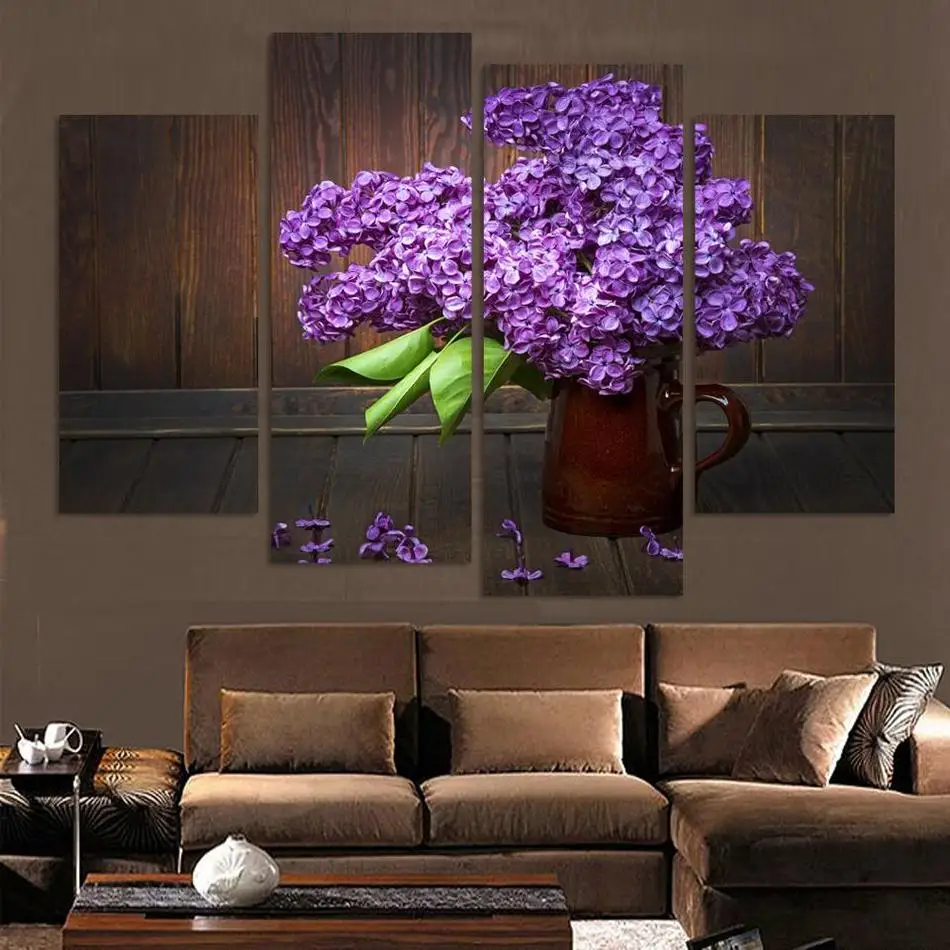 Online kaufen groÃhandel lila leinwand aus china lila leinwand ...