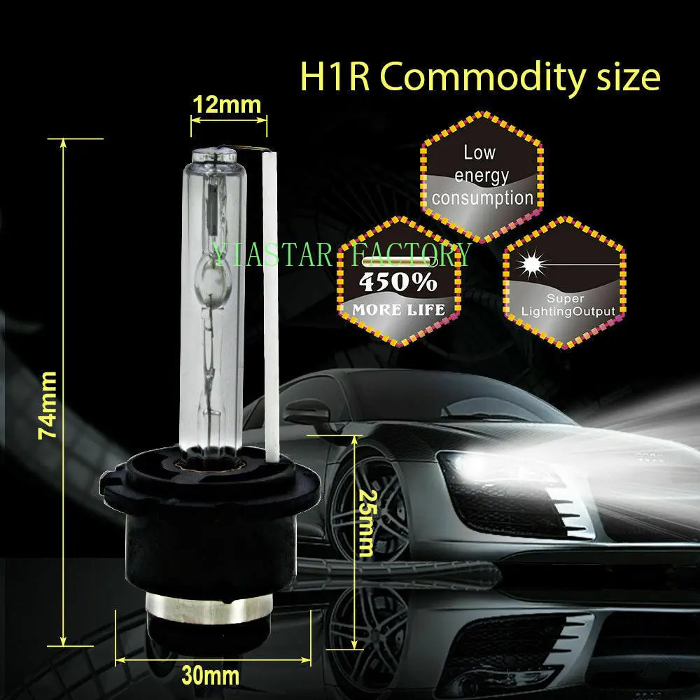 Yiastar D1S D2S D3S D4S HID лампа CBI ксеноновая фара фары 4300K 6000K 8000K|Лампы для автомобильных