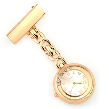 

XG211 Doctor Pendant Pocket Quartz Red Cross Brooch Nurses Watch Fob Hanging Medical Pocket Watch Relogio Clock Stainless Steel