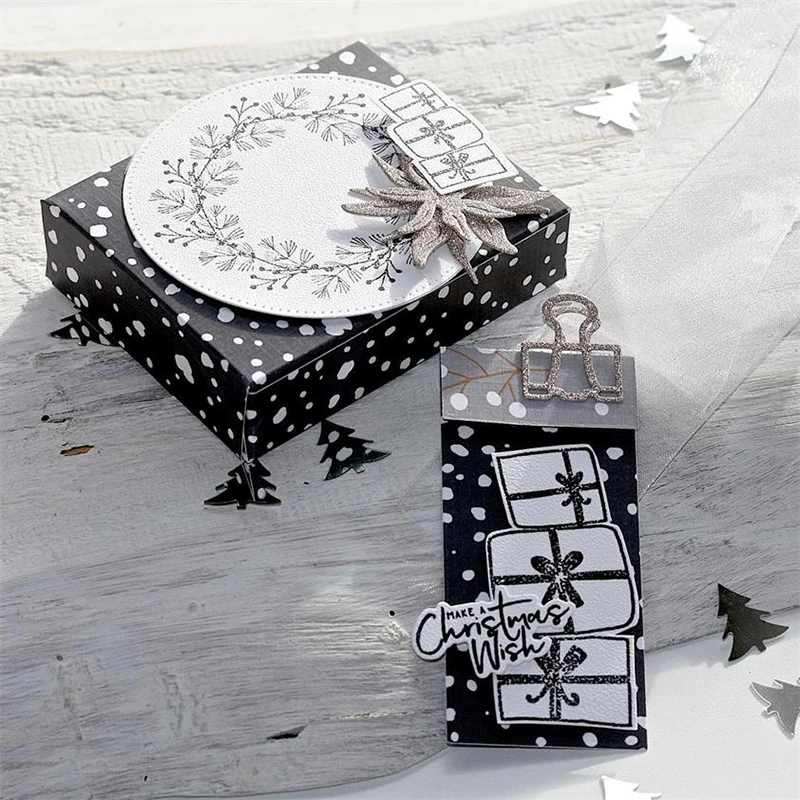 

JC Metal Cutting Dies for Scrapbooking Dies Paper Clip Folder Cut Die Stencil Handmade Paper Card Making Model Decoration Craft