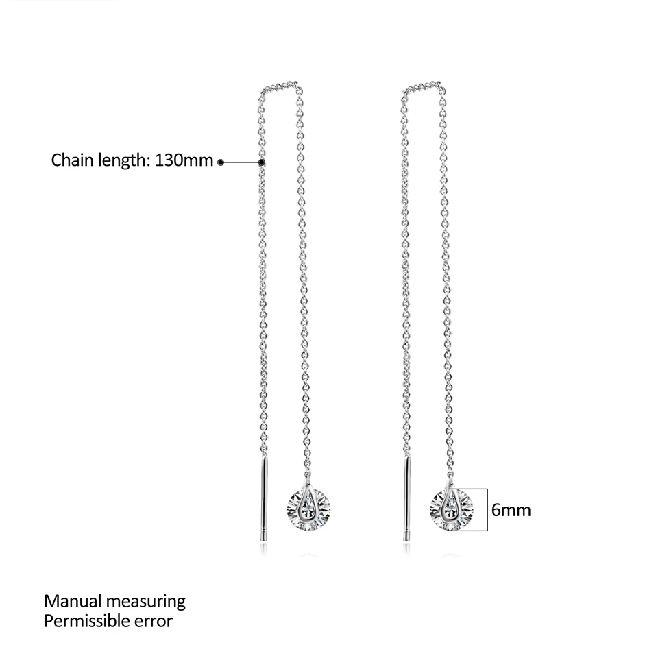 a PISSENLIT Silver Long Drop Earrings Round Gold Silver Earrings Women Jewelry New Fashion Grace Woman Korean Jewelry Girls Gifts