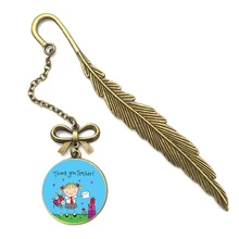 Изысканные маленькие закладки металлические светящиеся ангельские крылья с перьями Закладка в стиле ретро Закладка в форме Луны для подарка на День учителя