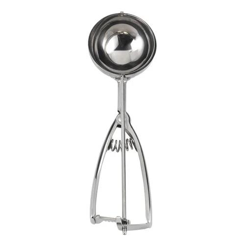 1PCS Stainless Steel Portion Scoop-Ice Cream Scoop-All-purpose Scoop For Ice Cream, Frozen yogurt, Cookie dDough, meat balls plastic kitchen scoop