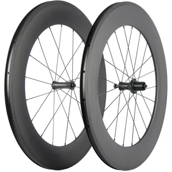 

Factory Sales Carbon Wheelset Clincher 88mm Carbon Wheels 23mm Width 700C New Racing Bicycle Wheel Taiwan R7 Hub