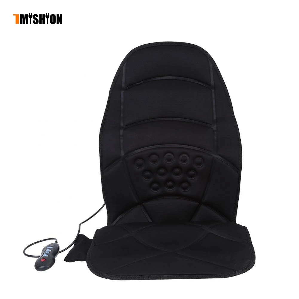 Heating Vibrate Cushion Heated Electric Car Back Neck Lumbar Full Body Massage New Massager Seat