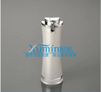 

30ml Thin waist acrylic press cream BOTTLE, lotion bottle, skincare bottle 30ml cosmetic container