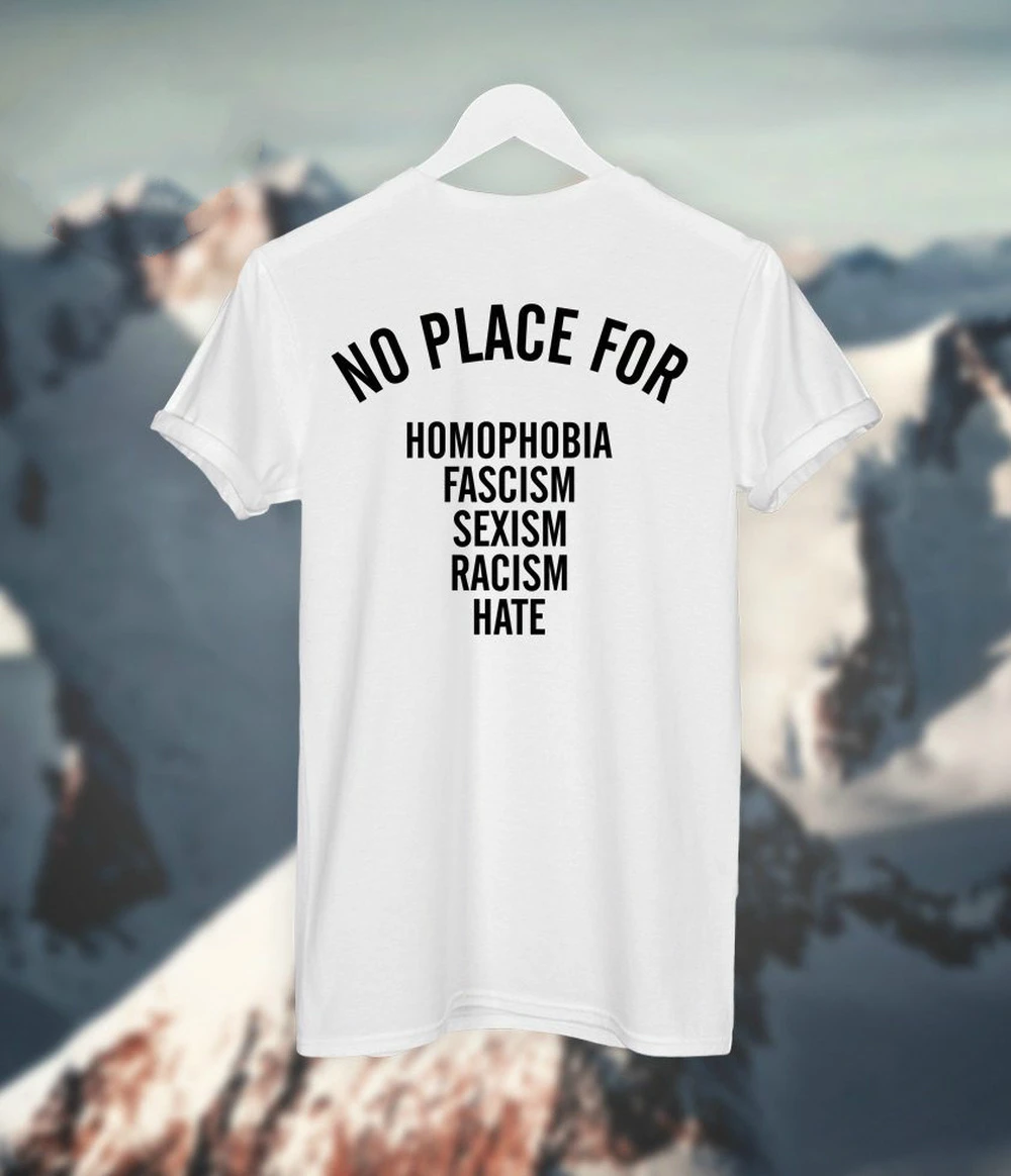 Camisetas para hombres, camisa LGBT con mensaje de "Homophobia For", "Fascism, sexismo," feminismo"|Camisetas| -