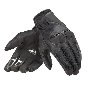 

New 3 Colors 100% Genuine Leather Dain Mig C2 Motorcycle Short Gloves Racing Driving Motorbike Original GP PRO Cowhide Gloves