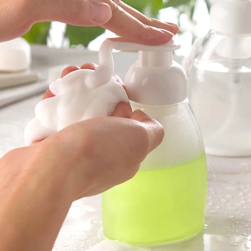 

Convenient foaming bottle hand soap shower gel pressing bottle PP material foam tank cleaning effect good travel storage-66796