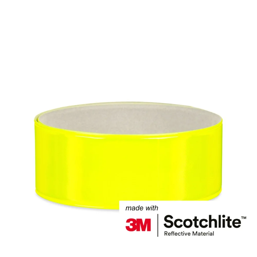 Зальцман 3m Scotchlite светоотражающий браслет серебристый 3x38 см диапазона кнопки 2 шт