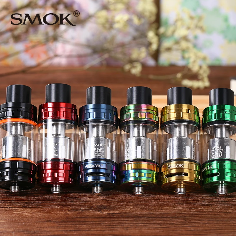 

Smok TFV8 Atomizer 6.0ml/5.5ml Cloud Beast Tank Match H-PRIV With T8-V8 T8-Q4 Coil Head Unique Patented Turbo Engines vaporizer