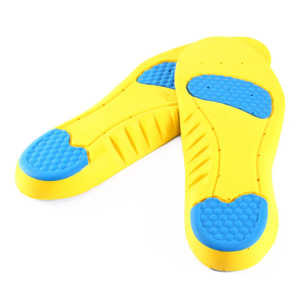 Men Gel Cushioning Running Arch Support Insert Sport Shoe Insole Pad ...