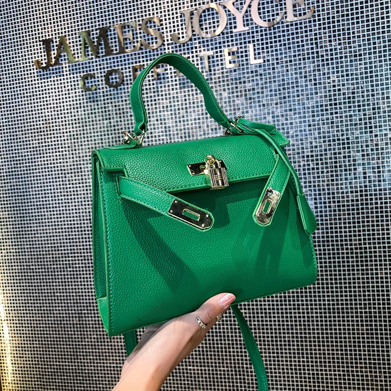 

2019 women's inclined shoulder bag famous designer luxury brand products Feminina ms Kate shoulder bag Sac Main Solid PU leathe