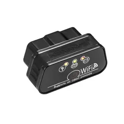 Супер Мини Konnwei KW901 WI-FI ELM327 V1.5 ODB2 OBDII автомобиля диагностический сканер инструмент ELM 327 Code Reader Работает на iOS телефона Android