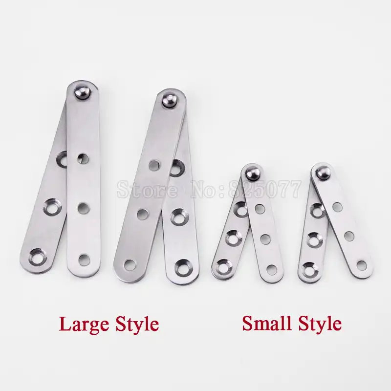 20pcs Stainless Steel Invisible Door 360 Degree Rotating Pivot