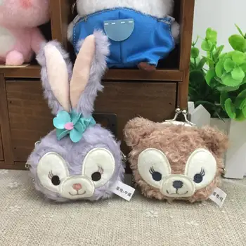 

Japan Duffy Bear Stellalou Plush Bag Cartoon Rabbit Coin Purse Stuffed Animals Plush Wallet Duffy Bear Bag For Chilren Gift