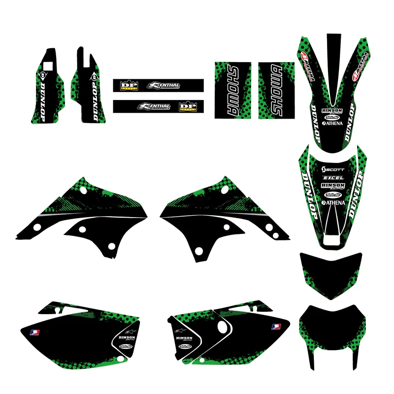 Набор наклеек для мотоциклов Kawasaki KLX450 KLX 450 2008 2009 2010 2011 2012|Наклейки и стикеры| |