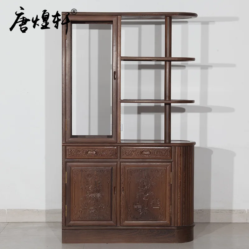 Chinese living room mahogany furniture wenge wood bar locker lockers