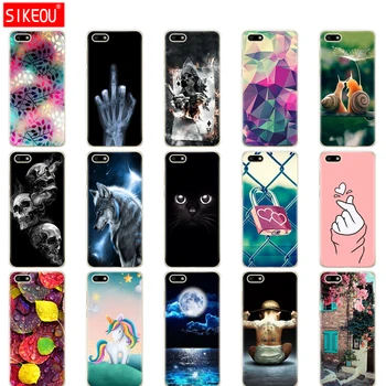 

For Huawei Honor 7S 5.45" Case Huawei 7S Cover Soft TPU Various Coque Honor 7S 7 S Phone Case Fundas For Huawei Honor7S flower