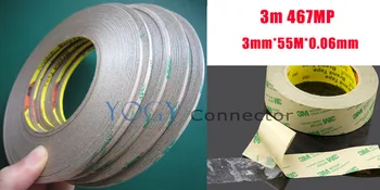 

5x 3mm Ultra Thin 3M 467MP 200MP Adhesive Double Sided Tape for Metal, Rubber, Nameplate Adhesive