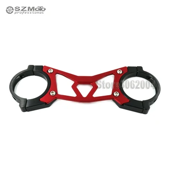 

For KAWASAKI ER-6N ER6N ER 6N 2009-2016 2015 2014 2013 2012 Black Red Motorcycle Aluminum BALANCE SHOCK FRONT FORK BRACE CNC