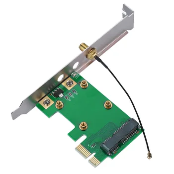 

Mini PCI-E To PCI-E Riser Card Expand External Adapter Network Cards Support All PCI-E Mini Cards Electric Accessories