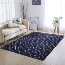 Новое поступление современный минималистичный фланелевый Печатный коврик для спальни скандинавский гостиная кофейный Настольный коврик кухонный Коврик для прихожей