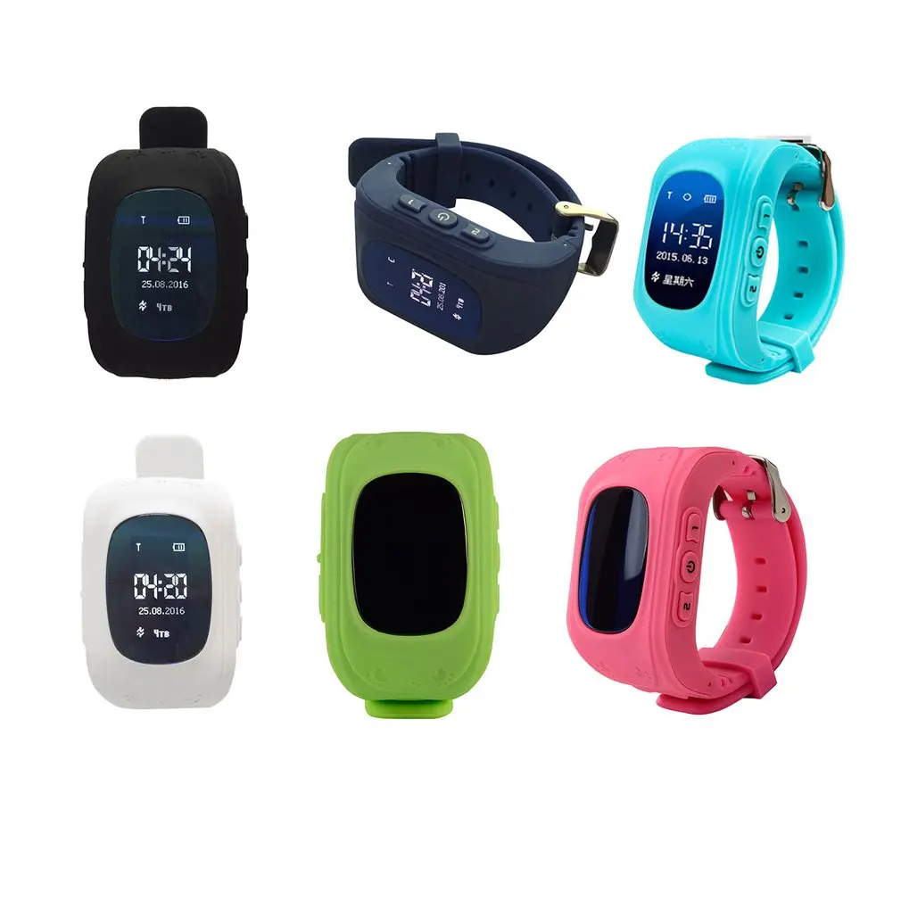 

Christmas Gifts Q50 Gps Sos Smart Watch Children's Smart Watch Student Phone Watch OLED Screen Kids watch 2018
