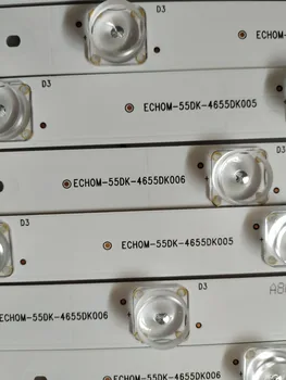 

NEW 590mm LED Backlight strip 7 large concave beads ECHOM-55DK-4655DK005 lamp SKYWORTH panda Leroy LED TV backlight