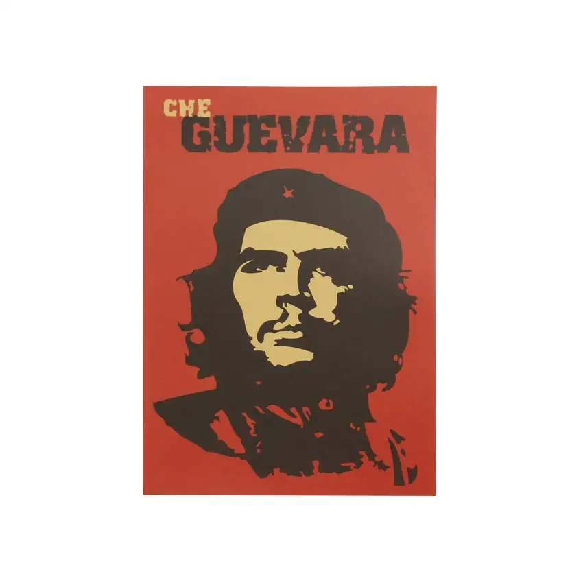 TIE LER Che Guevara персонаж Ретро плакаты рекламный Ностальгический старый декоративный Рисунок для бара винтажная Наклейка на стену 51,5X36 см