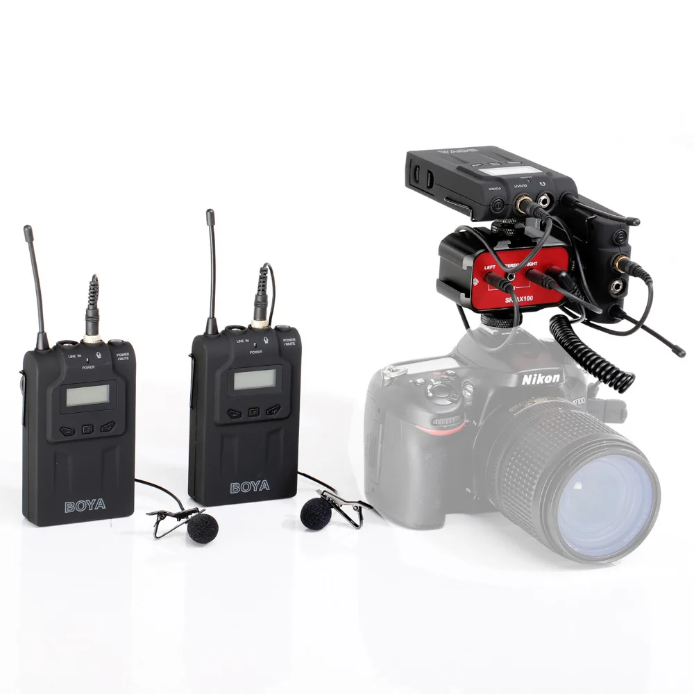 BOYA BY-WM5/WM6/WM8 Camera Wireless Lavalier