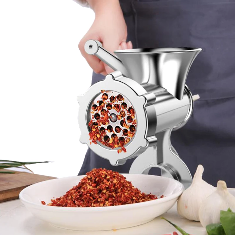  CTREE Multifunctional Aluminum Alloy Home Manual Meat Grinder For Sausage Beef Mincer With Desktop  - 4000057576066