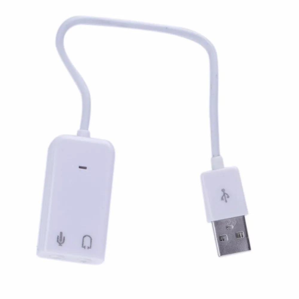 

NEW PC Desktop USB 2.0 3D Virtual Channel Audio Sound Card Adapter For Windows 7