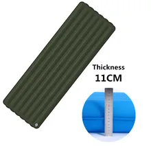 Сверхлегкий Открытый утолщение 11 см надувные подушки спальный туристический коврик для сна Матрас для пеленания для походная
