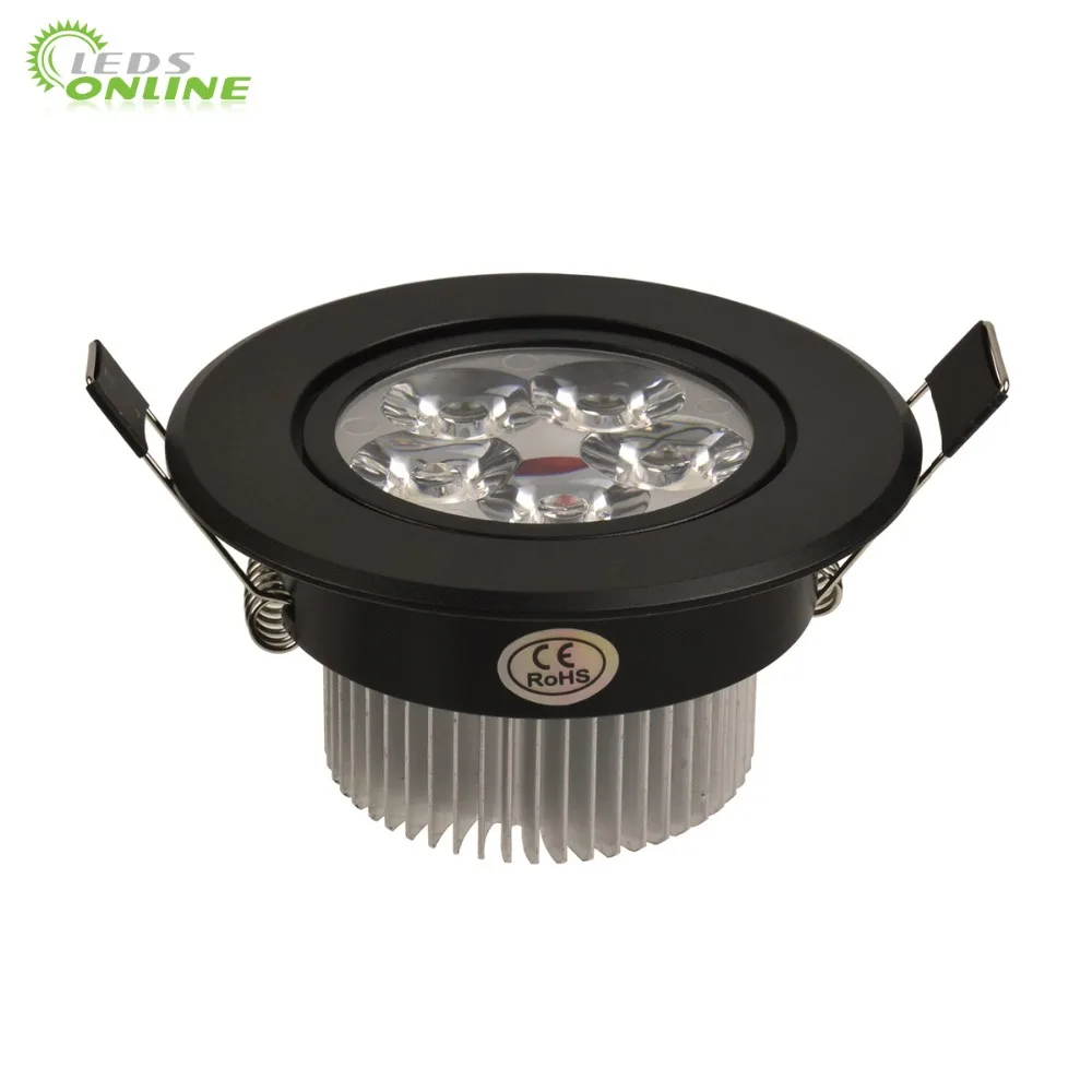 9w 12w 15w black body downlights led dimmable 110v 220v Nature Warm Pure White