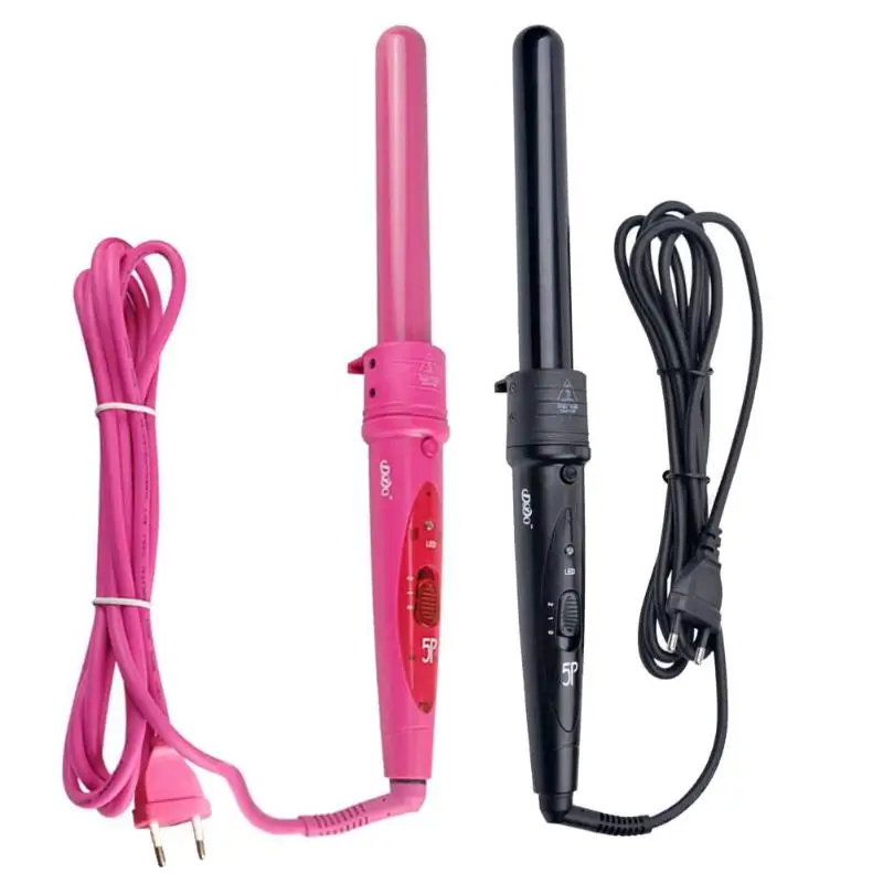 

5 in 1 Electric Hair Curler Roller Ceramic Curling Tong Wand Set Pro Spiral Curling Iron Hair Styling Tool EU Plug