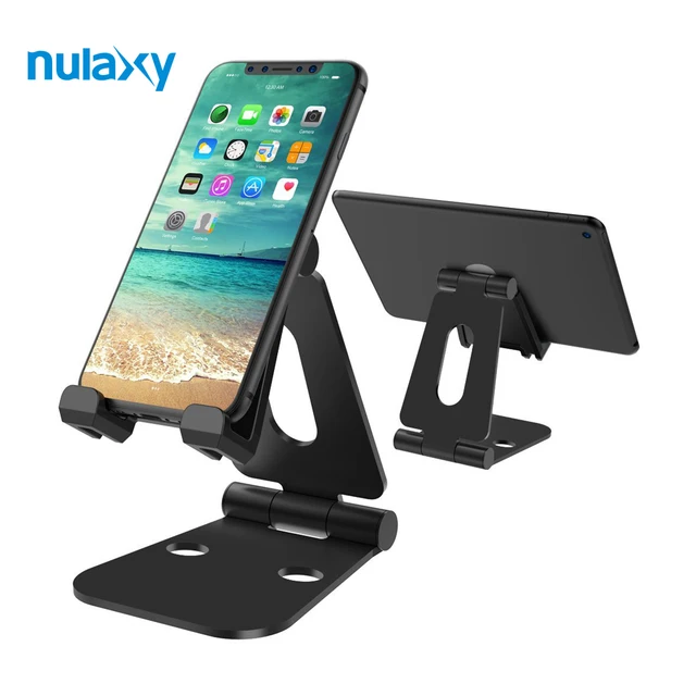 Best Offers Nulaxy Mobile Phone Holder Stands Aluminium Alloy Dual Hinge Adjustable Phone Stand Foldable Desk Holder For iPad Tablet Mount Best Offers Nulaxy Mobile Phone Holder Stands Aluminium Alloy Dual Hinge Adjustable Phone Stand Foldable Desk Holder For iPad Tablet Mount