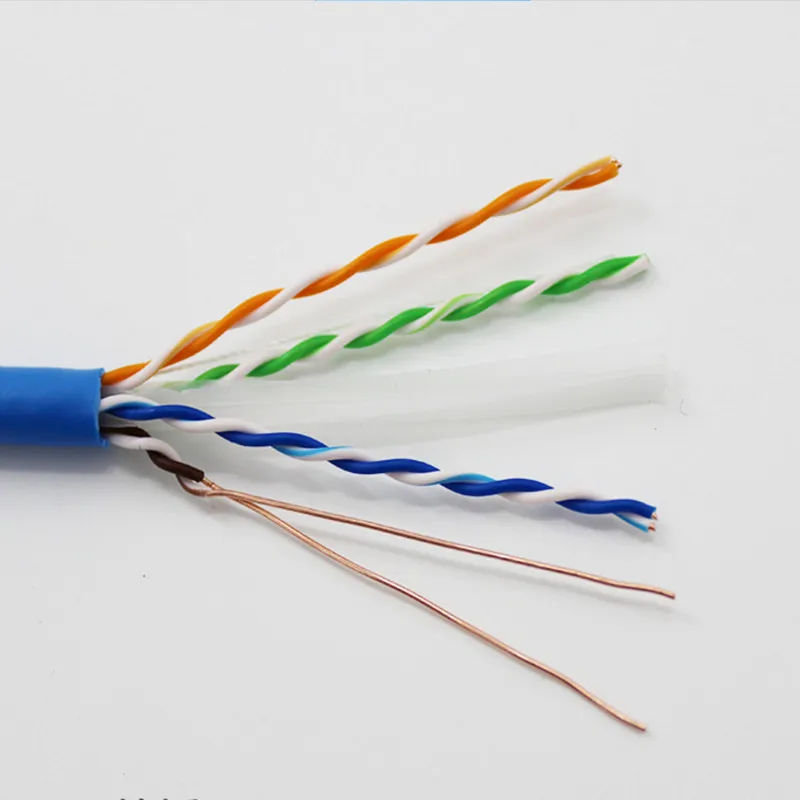 Six types of network cable pure copper flat Gigabit home high-speed transmission 11C |