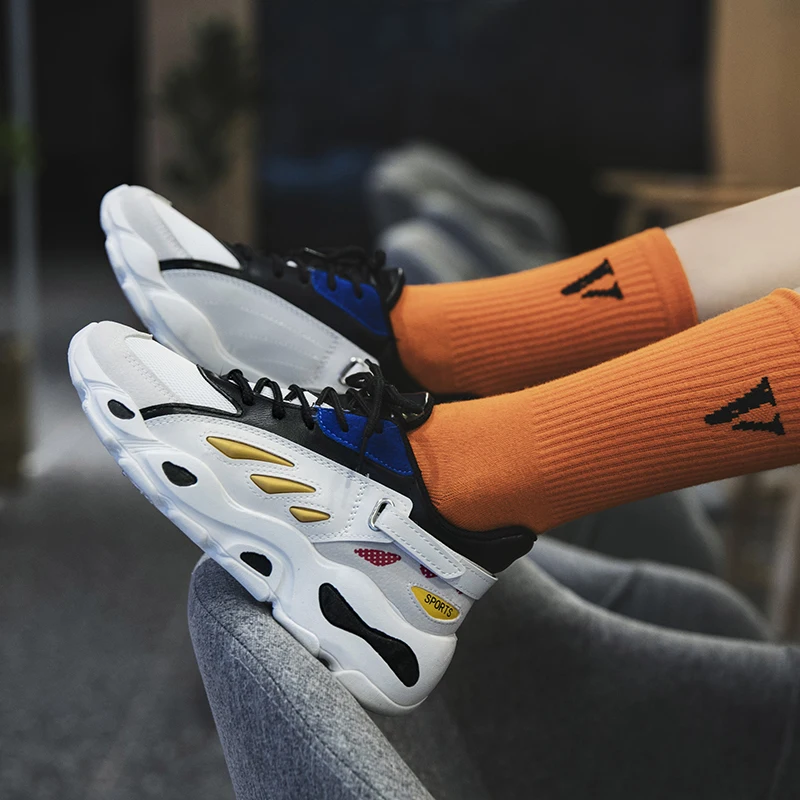 

Summer Hot sale Mesh Flat Thick Sole Shoes Woman Casuals Dad Footwear Platform Tide Sneakers trainers for women tenis feminino