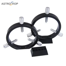 90 мм 6-точечный автогид для телескопа кольца с Райзер блоки Набор