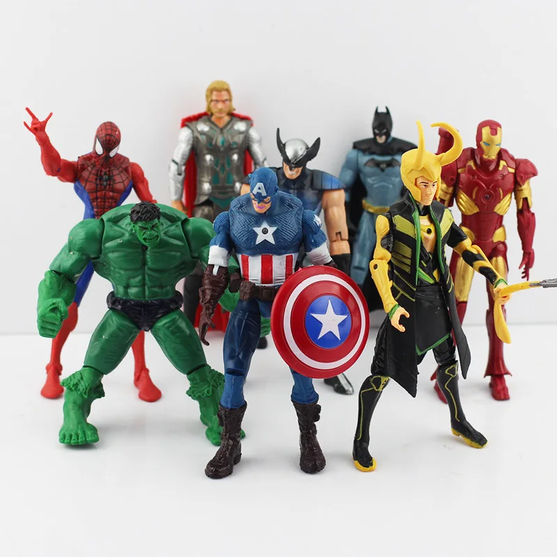 Avengers Captain America Spiderman Hulk Loki Deadpool X men Iron Man sticker